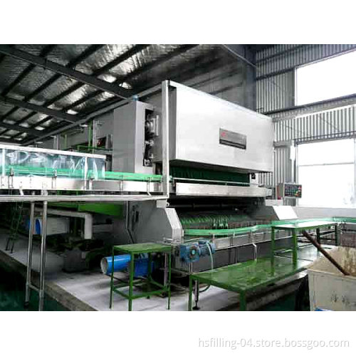 Glass Bottle Washing Machine With Label Cleaning